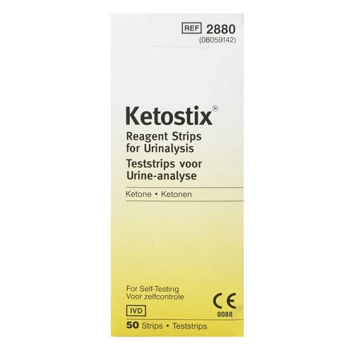 Ketostix Reagent Strips For Urinalysis 50 Strips
