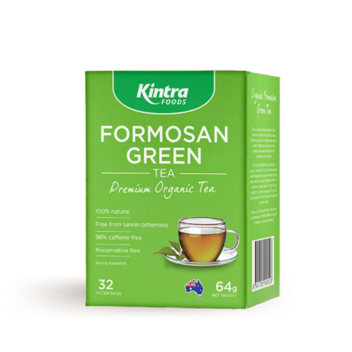 Kintra Foods Formosan Green Tea 32pk – OzChemist Australia
