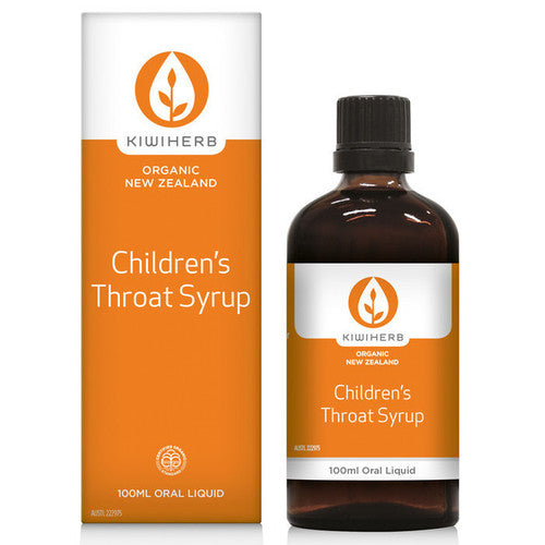 KiwiHerb Childrens Throat Syrup 100ml