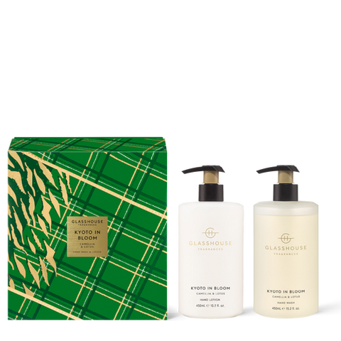 Glasshouse Fragrances Kyoto In Bloom Hand Care Duo Gift Set
