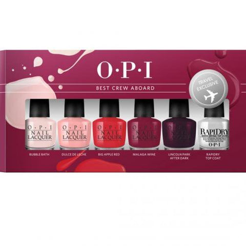 OPI Best Crew Abroard Nail Polish 6 Piece Set For Women