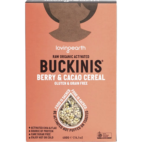 Loving Earth Buckinis Berry & Cacao Cereal 400g