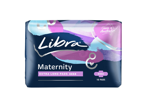 Libra Maternity Pads Extra Long  With Wings 10 Pack