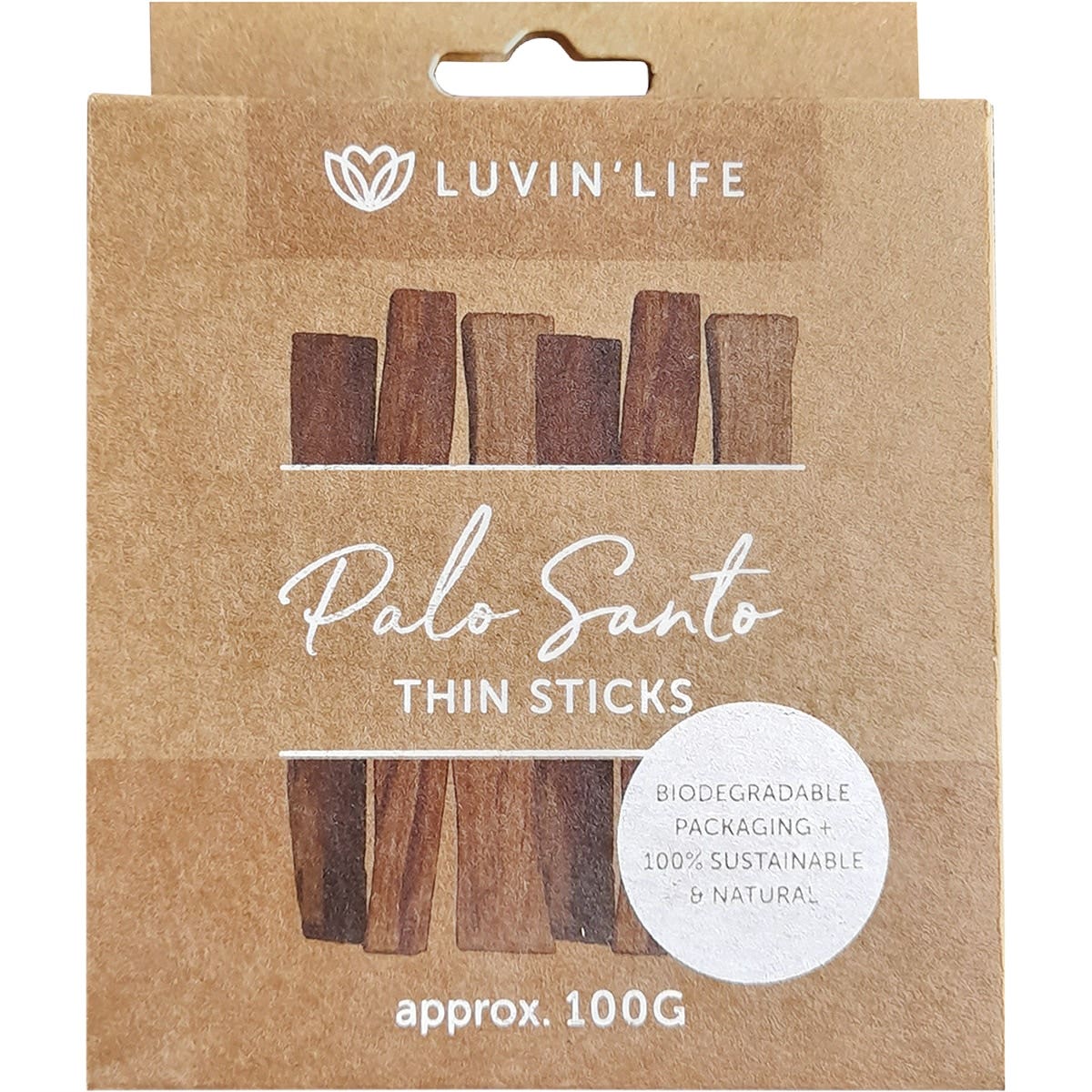 LUVIN LIFE Palo Santo Thin Sticks 100g