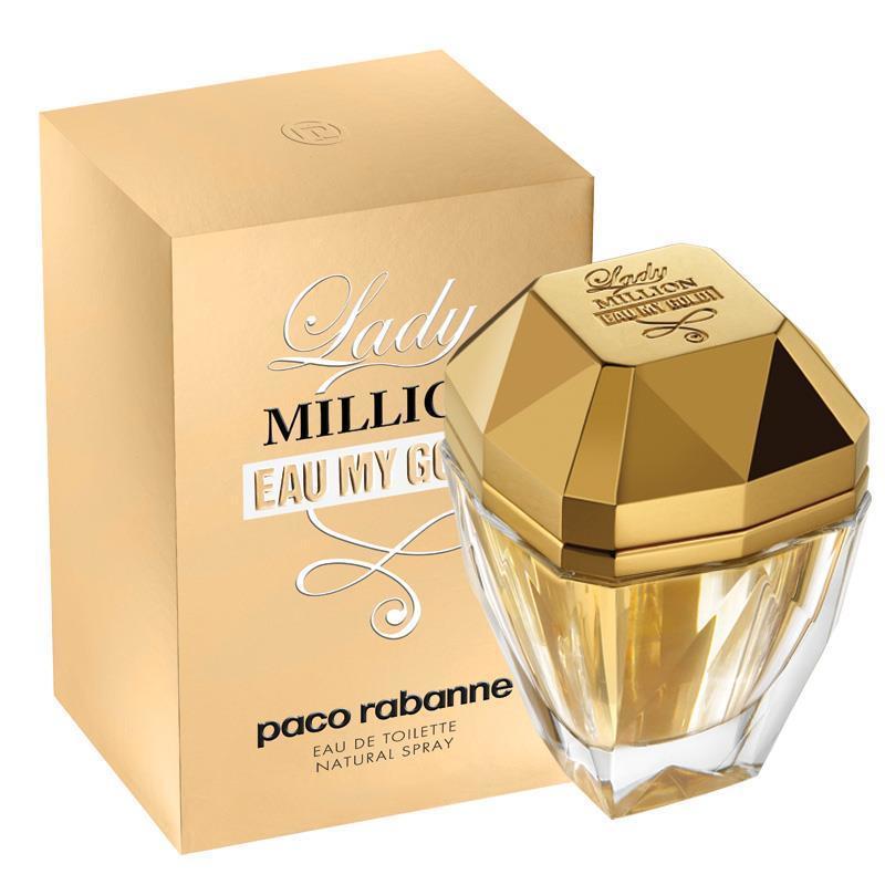 Lady Million Eau My Gold by Paco Rabanne EDT Spray 80ml For Women