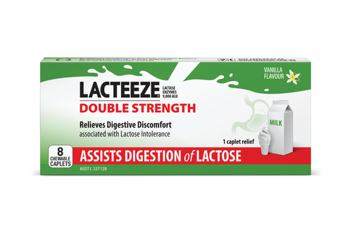 Lacteeze Double Strength 8 Capsules