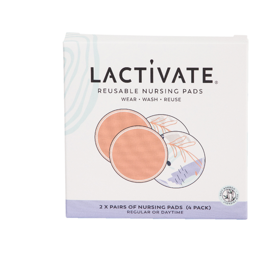 Lactivate Reusable Day Nursing Pads 4 Pack