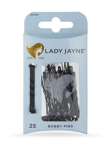 Lady Jayne Bobby Pins 25 Pack 2607BK Black