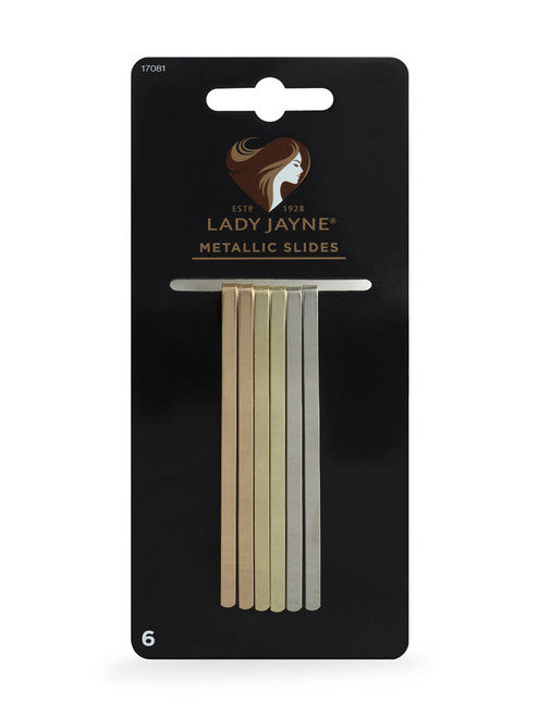 Lady Jayne Large Metallic Slides 17081 6 Pack
