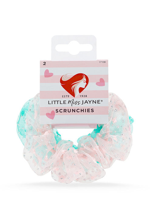Lady Jayne Little Miss Scrunchies 2 Pack 17109 Pink & Aqua