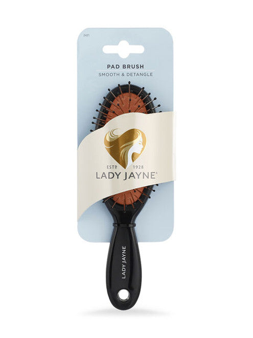 Lady Jayne Metal Pin Pad Brush 2421 Purse-Sized