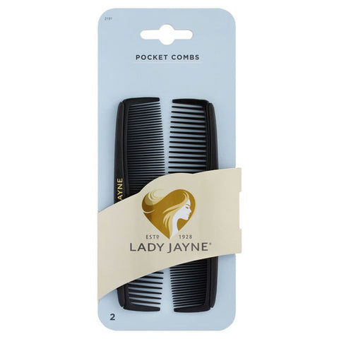 Lady Jayne Pocket Comb 2191 2 Pack
