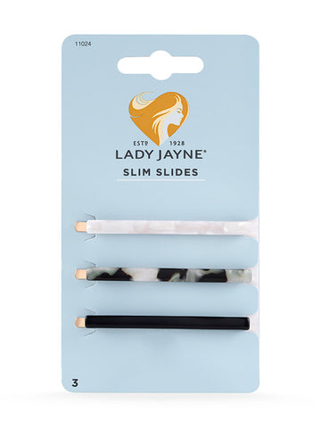 Lady Jayne Slim Slides 11024 Black
