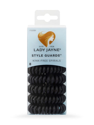 Lady Jayne Style Guards Spirals 17022BK Black