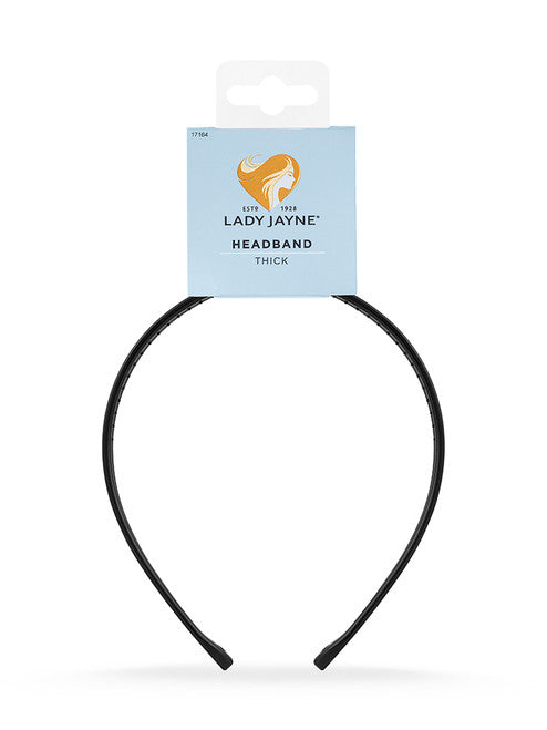 Lady Jayne Thick Flexi Headband 17164 Black