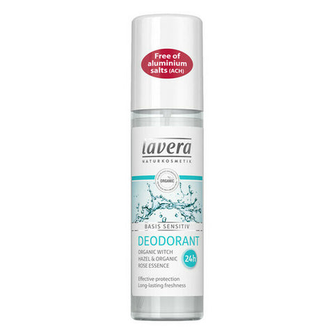 Lavera Spray Deodorant with Organic Witch Hazel & Organic Rose Essence 75ml