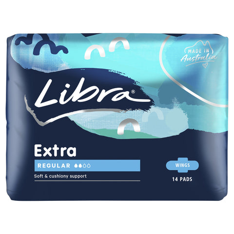 Libra Pad Extra Wing Regular 14 Pack