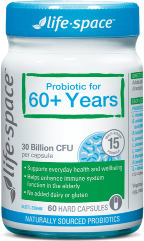 Life Space Probiotic for 60+ Years 60 Capsules