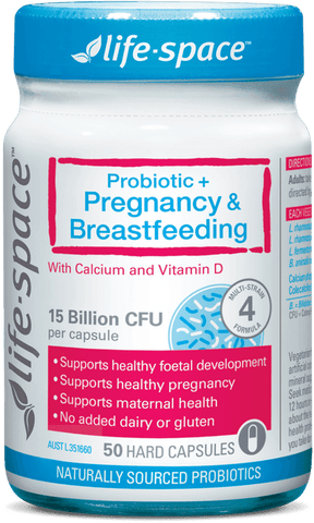 Life Space Probiotic + Pregnancy & Breastfeeding 50 Capsules