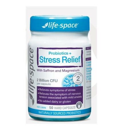 Life Space Probiotics+ Stress Relief 50 Capsules