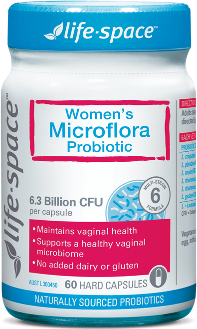 Life Space Women's Microflora Probiotic 60 Capsules