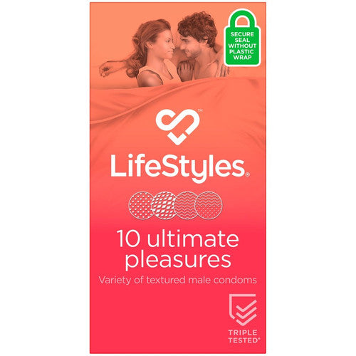 LifeStyles Ultimate Pleasures Condoms 10 Pack