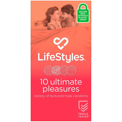 LifeStyles Ultimate Pleasures Condoms 10 Pack
