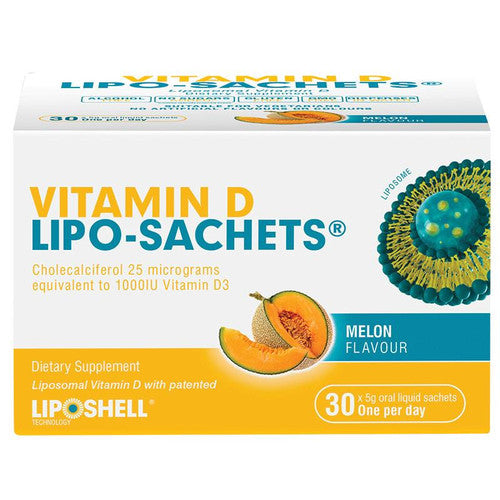 Lipo-Sachets Vitamin D Melon 5g 30 Sachets