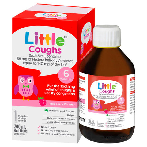 Little Cough Oral Liquid Raspberry 200ml