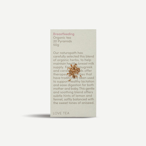 Love Tea Breastfeeding Organic 20 Pyramids Tea Bags