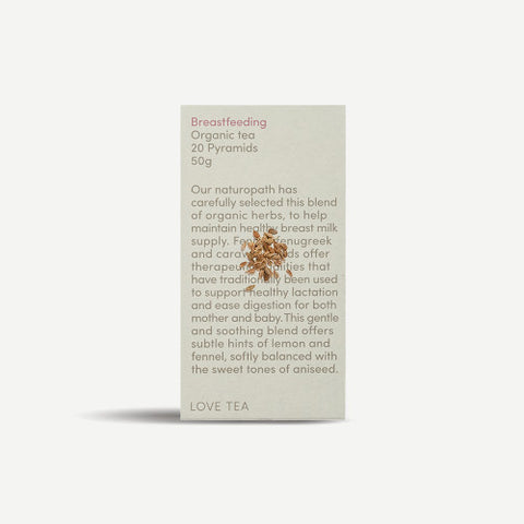 Love Tea Breastfeeding Organic 20 Pyramids Tea Bags