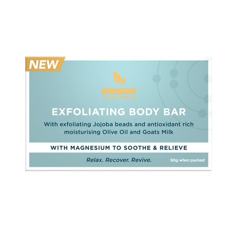 Abundant Natural Health Exfoliating Body Bar 90g