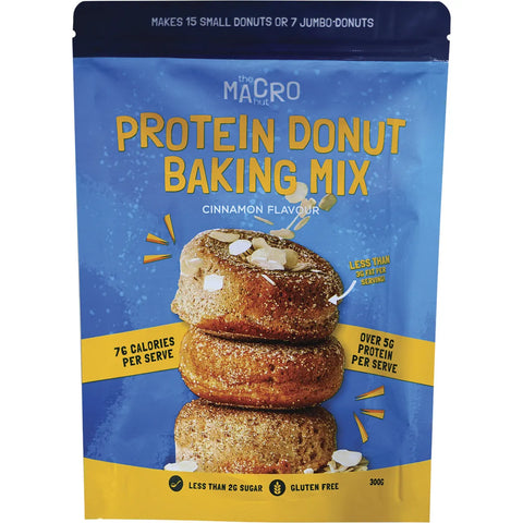 The Macro Hut Protein Donut Baking Mix Cinnamon 300g