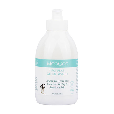 MOOGOO Milk Wash Cleansers for Dry and Sensitive Skin 500ml