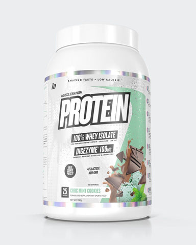 Muscle Nation Protein Isolate Choc Mint Cookies 990g