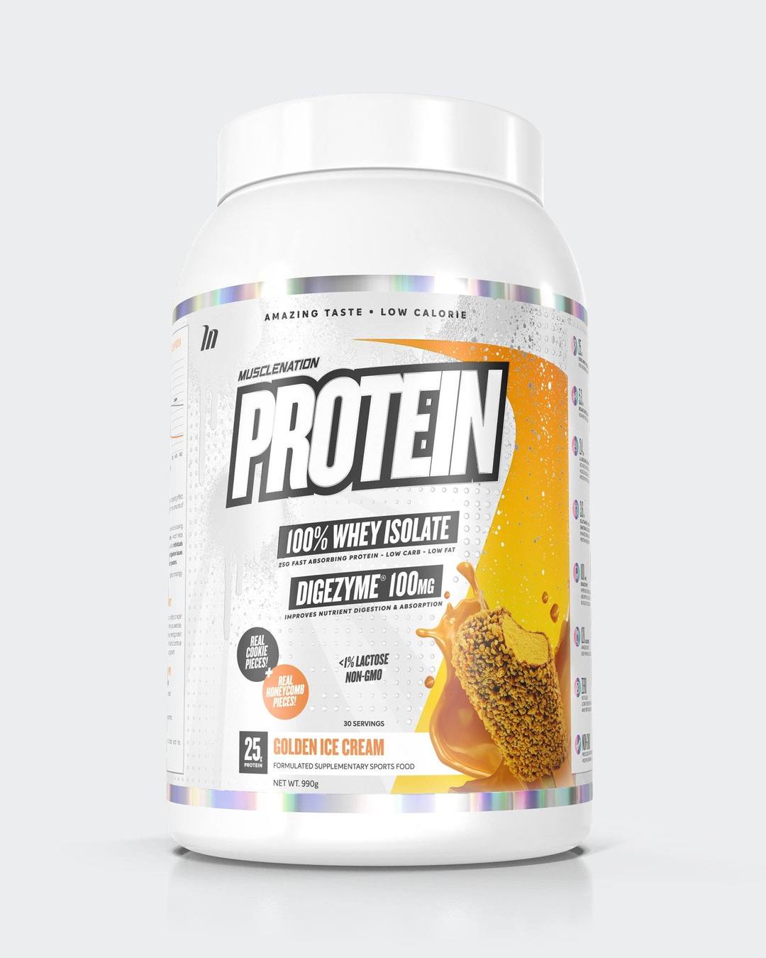 Muscle Nation Protein Isolate Golden Ice Cream 990g