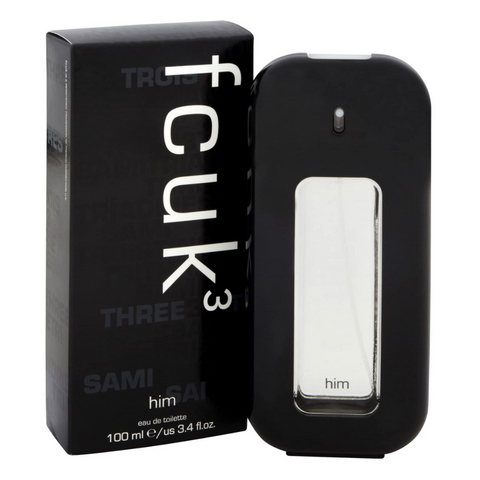 FCUK 3 Him by French Connection EDT Spray 100ml For Men