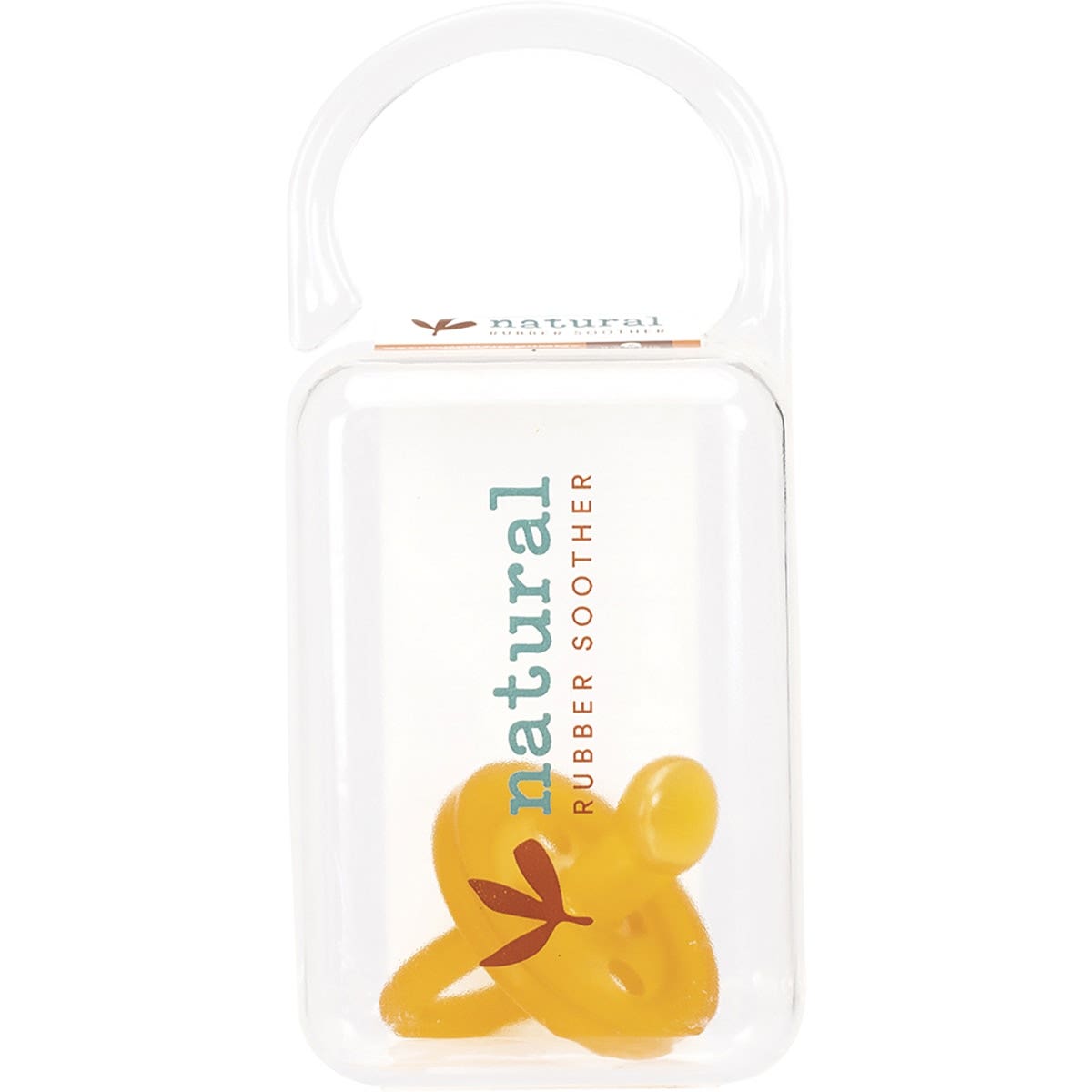 NATURAL RUBBER SOOTHERS Soother Small Orthodontic (0-6 Mths) 1