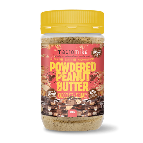 Macro Mike Choc Hazelnut Powdered Peanut Butter 180g