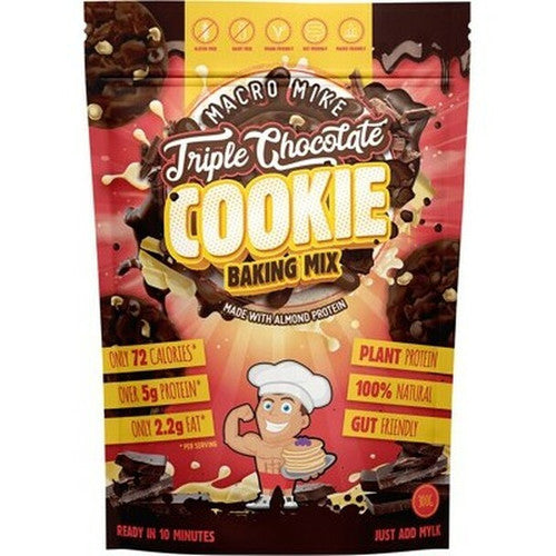 Macro Mike Cookie Baking Mix Almond Protein Triple Chocolate 300g
