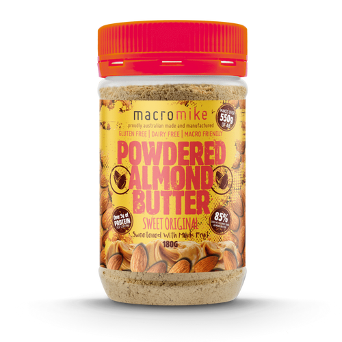 Macro Mike Original Powdered Almond Butter 180g Jar
