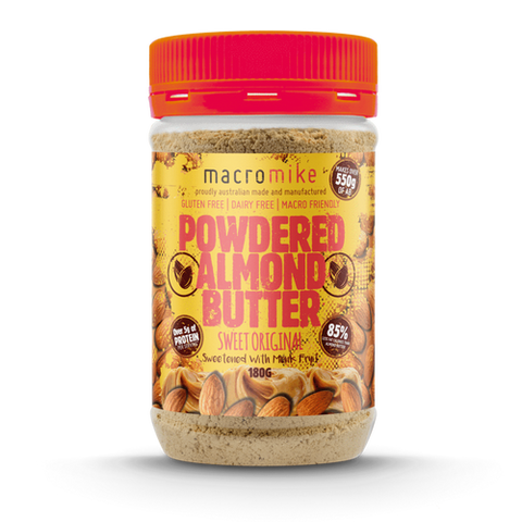Macro Mike Original Powdered Almond Butter 180g Jar