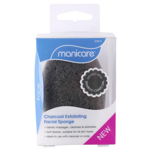 Manicare Charcoal Exfoliating Facial Sponge 23072