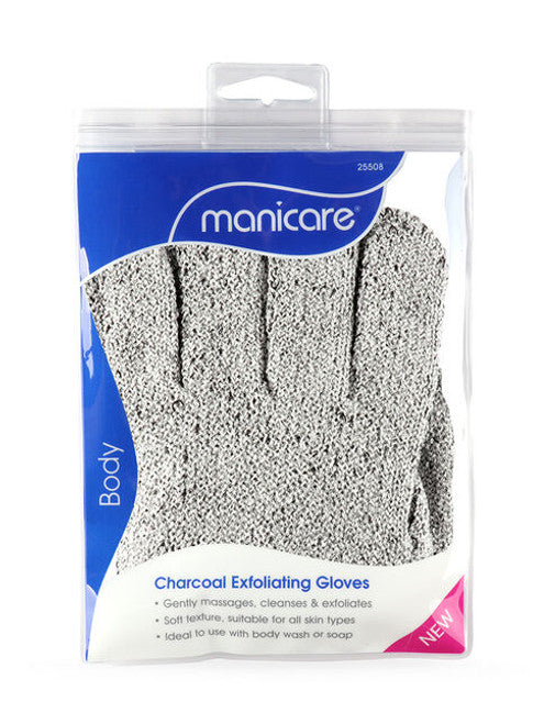 Manicare Charcoal Exfoliating Gloves 25508