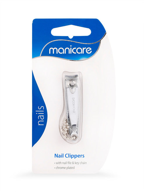 Manicare Nail Clippers with Nail File and Key Chain