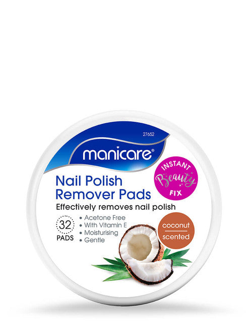 Manicare Nail Polish Remover Pads 27652 Coconut