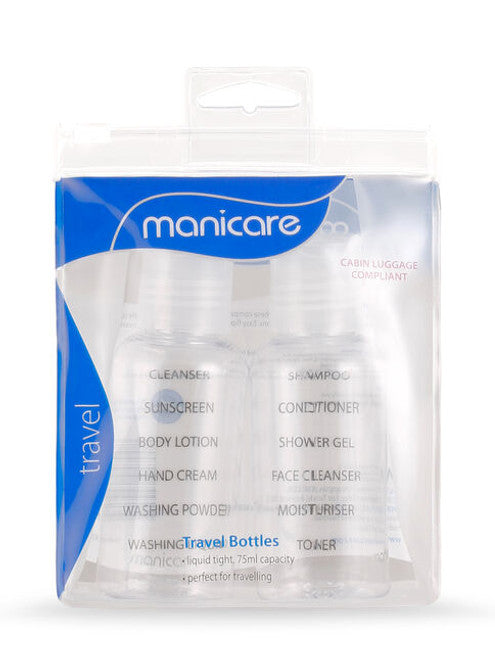 Manicare Travel Bottles 2 Pack 94700