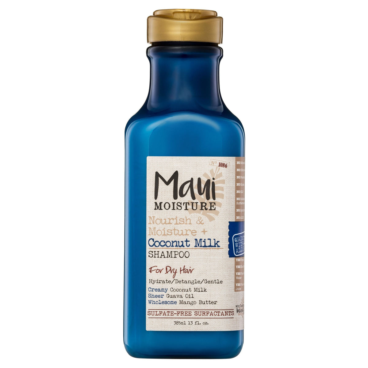 Maui Moisture Nourish & Moisture + Coconut Milk Shampoo 385mL