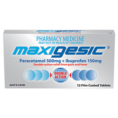 Maxigesic 12 Tablets