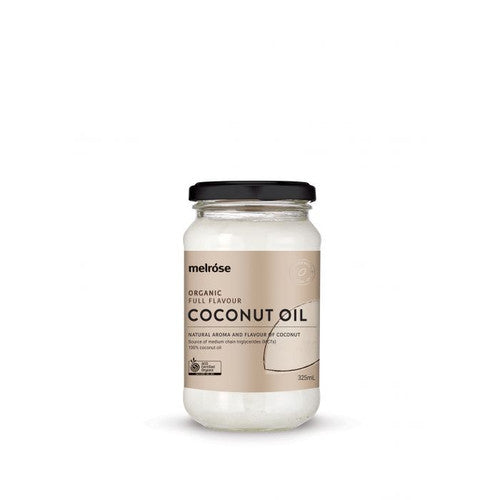 Melrose Organic Full Flavour Coconut Oil 325ml